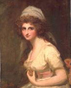 George Romney Emma Hart, later Lady Hamilton, in a White Turban oil painting picture wholesale